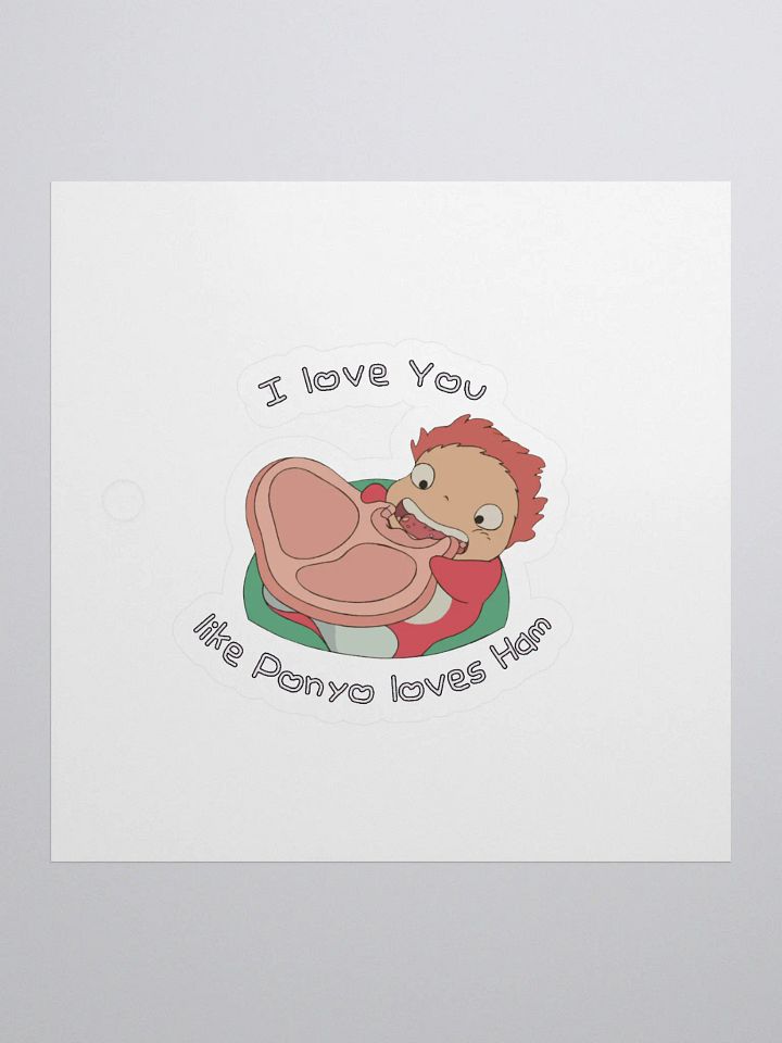 PONYO LOVES HAAAAAM!!! product image (1)