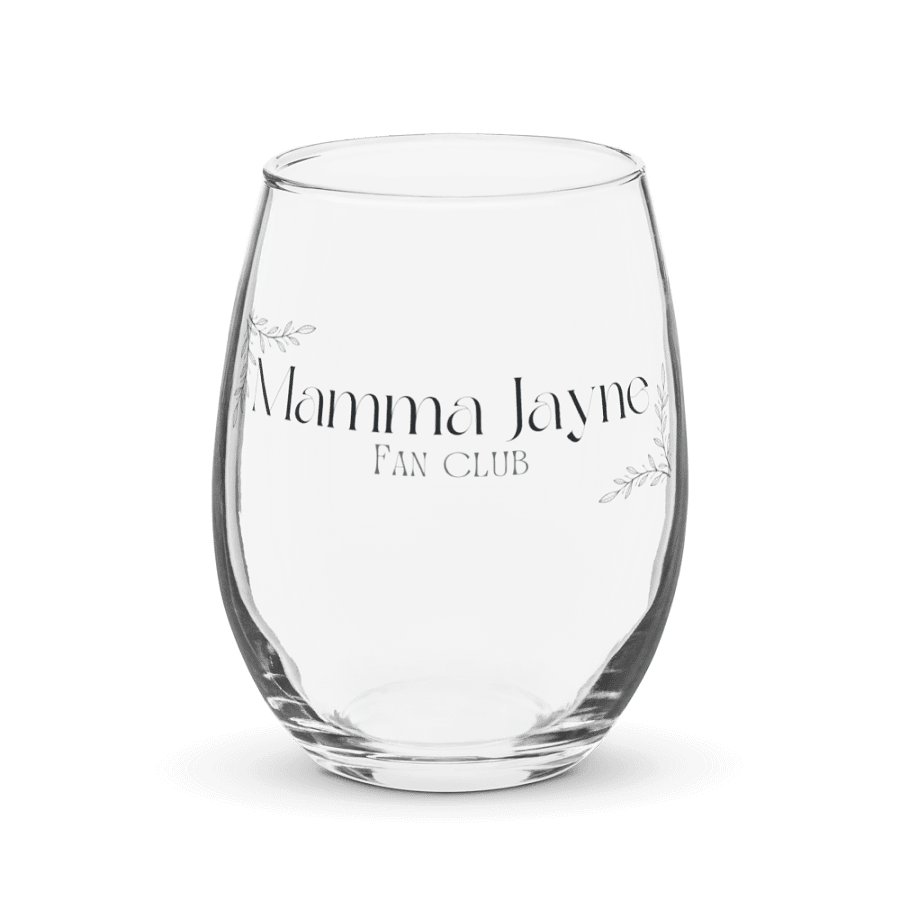 Mamma Jayne Stemless Wine Glass product image (1)