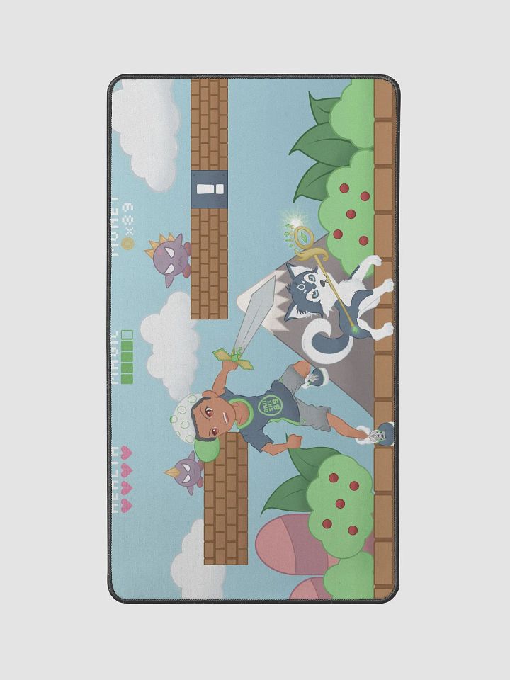 Broshi and Bowshi Adventure Deskmat 12x22 Inches product image (2)