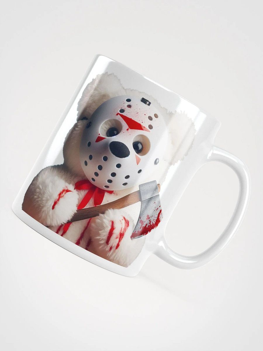 Twisted Teddy Bear #Humorous Glossy Mug - White product image (4)