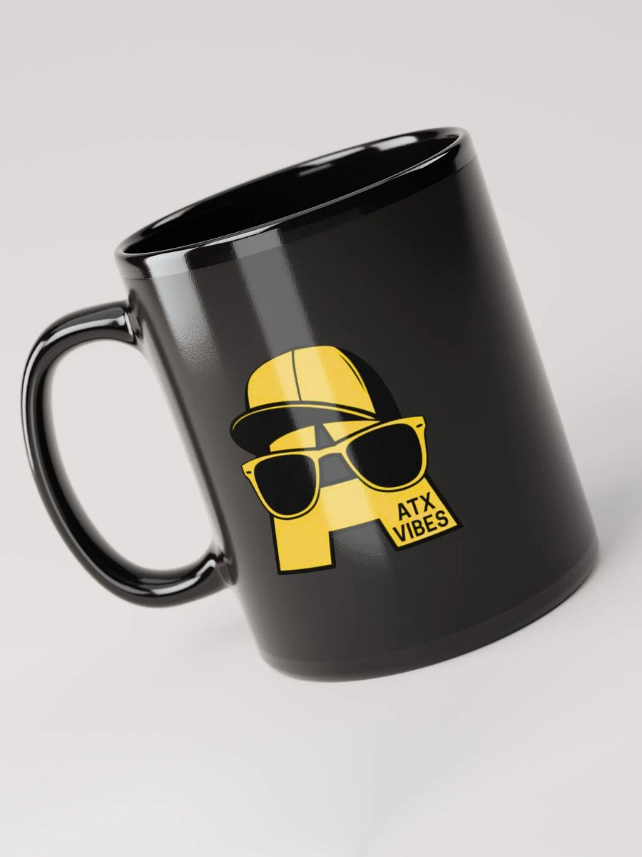 ATX Vibes Black Glossy Logo Mug product image (6)