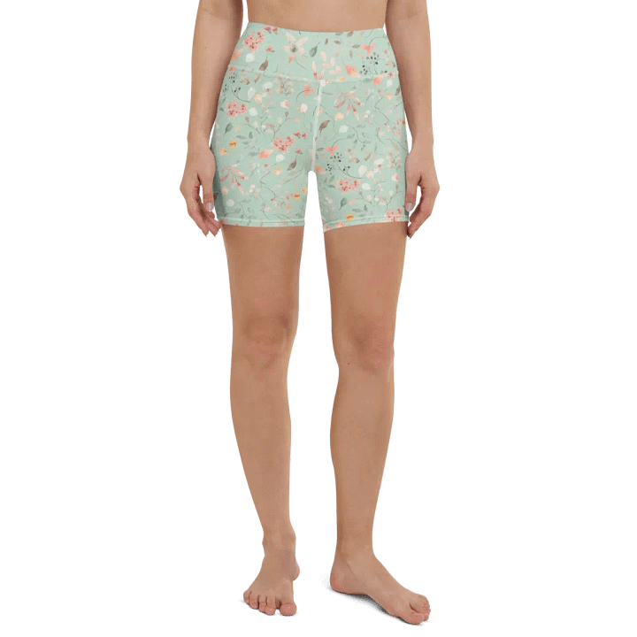 Floral Bliss Yoga Shorts product image (2)