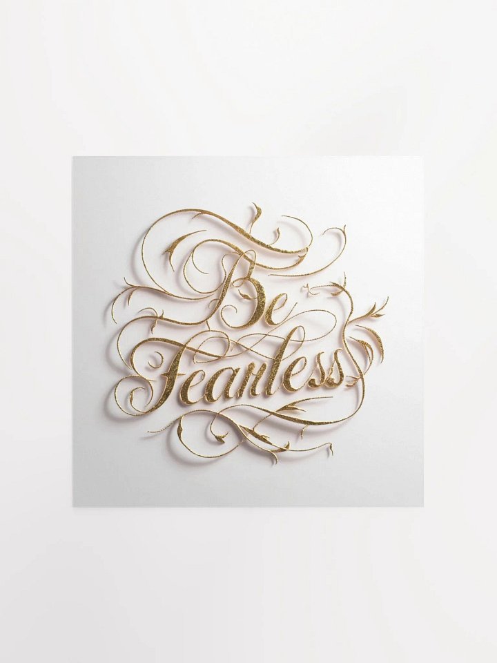 Self-Love Affirmation Art for Goal Manifestation and Self-Care - Be Fearless product image (2)