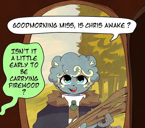 [part 2] A knock on the door 🪴

Following the last comic where Mel mistakes Christopher’s best friend Cody for a girl.
Next p...