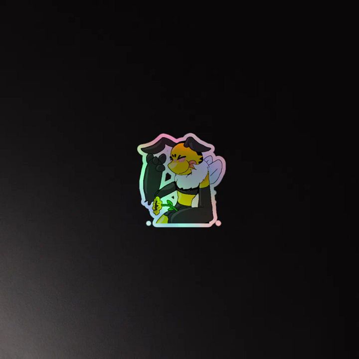 Brilliant Bee Holographic Sticker product image (2)