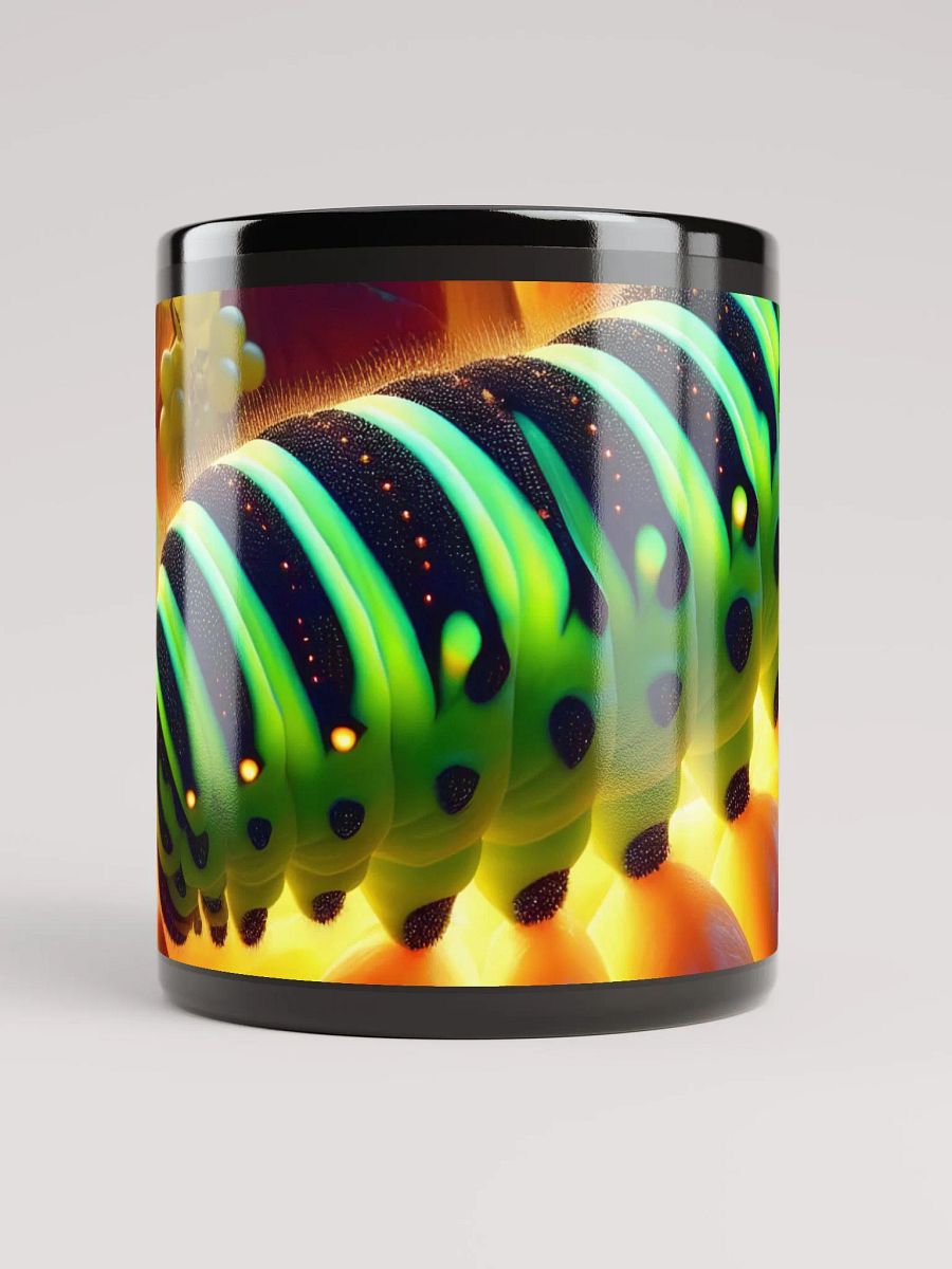 Luminous Caterpillar Black Glossy Mug product image (9)