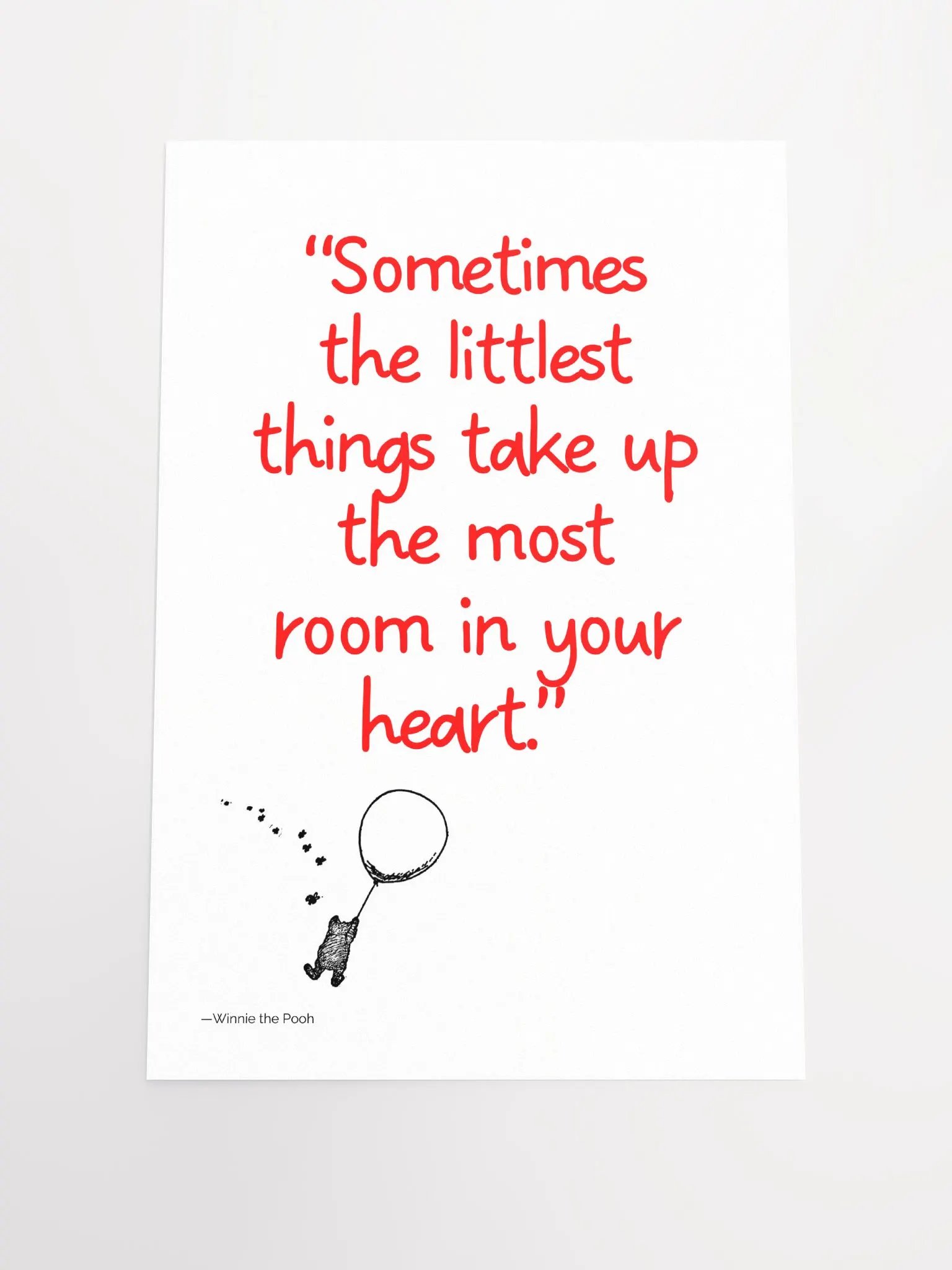 Winnie The Pooh Wall Art for Nursery 