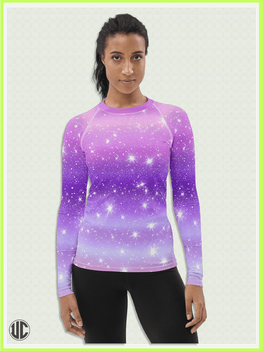Galactic Twilight - Women's Rash Guard product image (1)