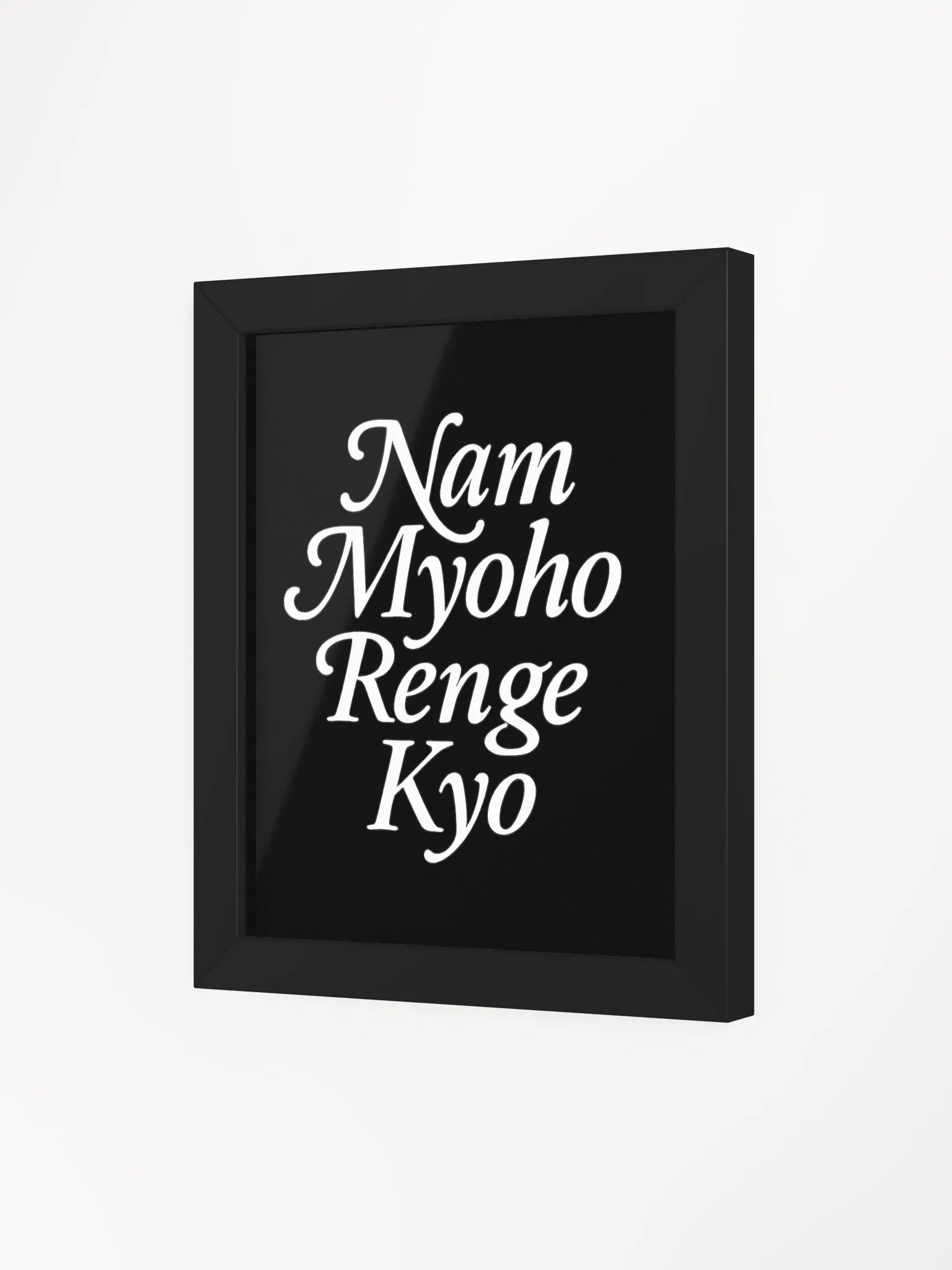 Framed Nam-Myoho-Renge-Kyo Poster – Inspire Your Space with the Mystic Law product image (3)