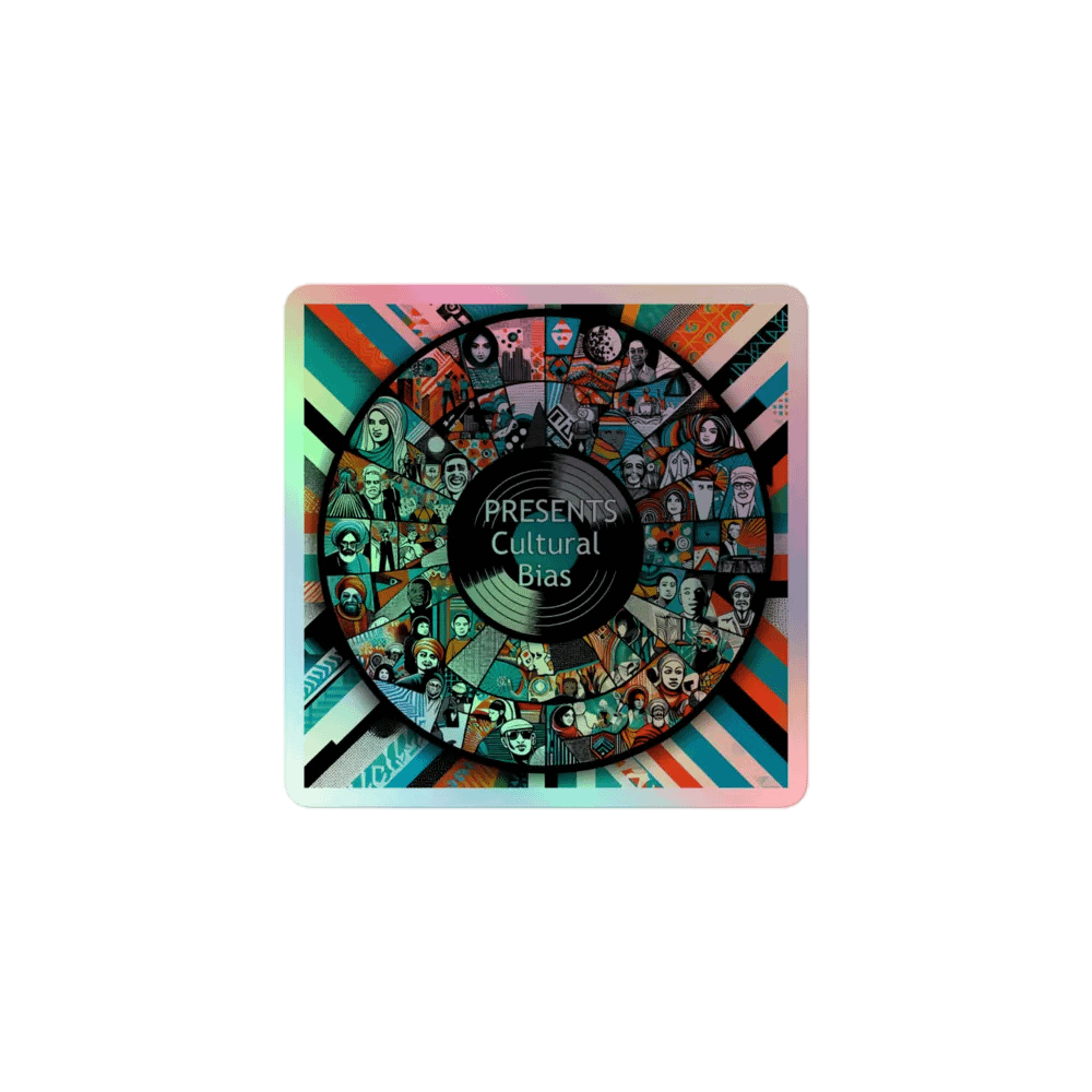 Presents Cultural Bias - Holographic Sticker product image (1)