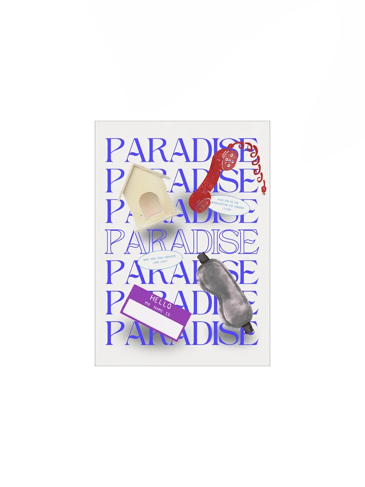 Poster: "Paradise" product image (1)