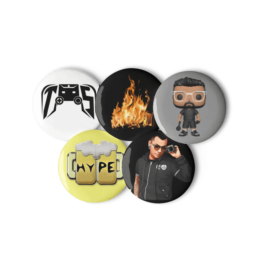 Twitch Emote Pin Button Set (5-Piece) product image (6)