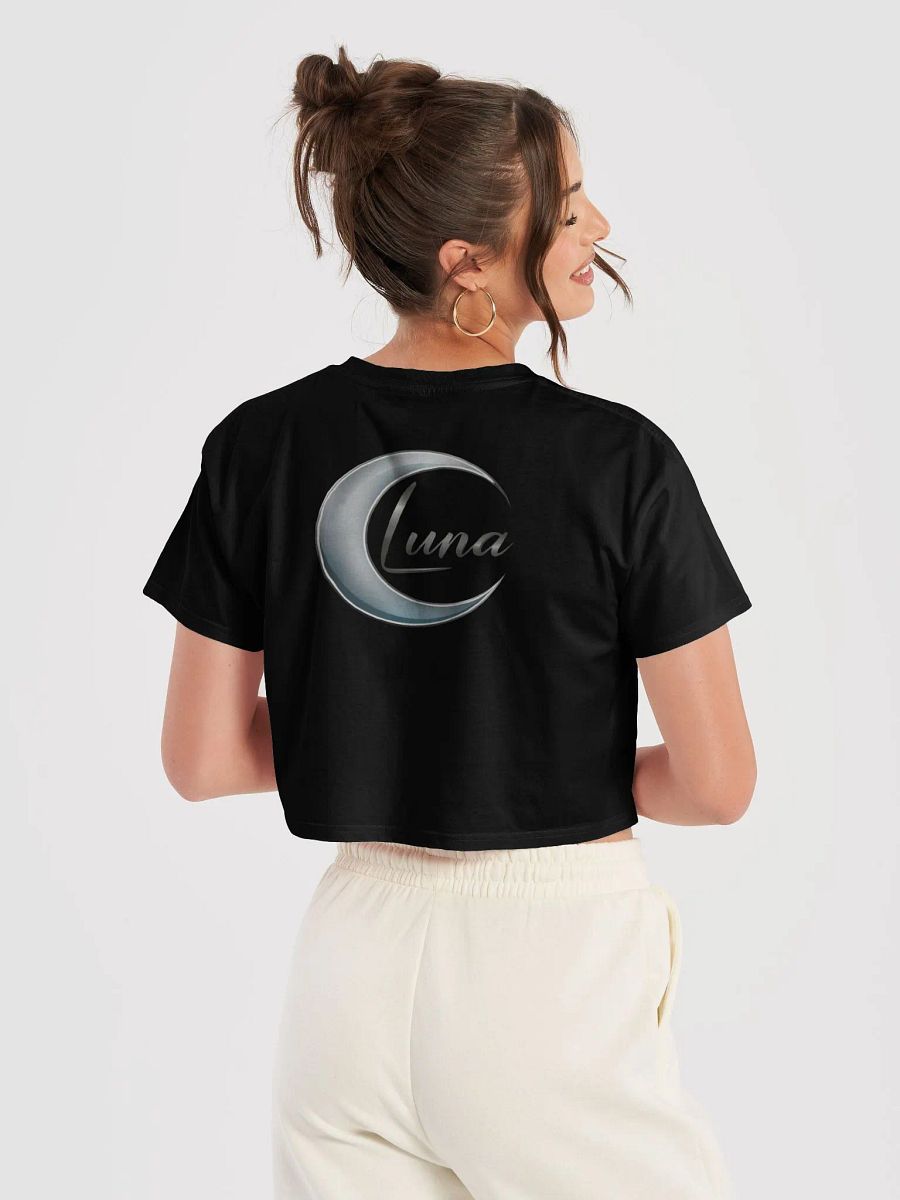 Women's Premium Crop Top with Large Luna Logo on the Back (XS-XL) product image (1)