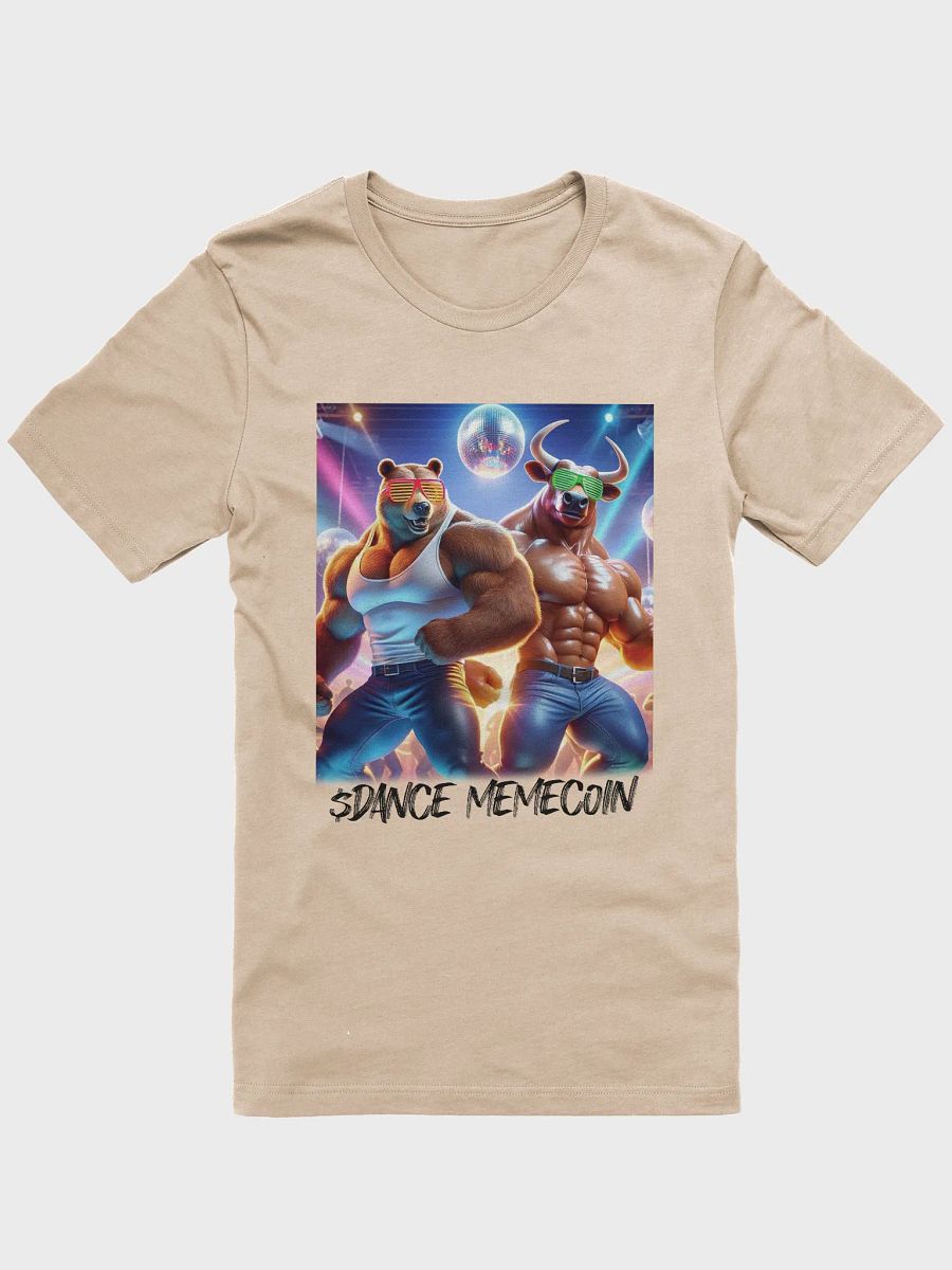 BULL BEAR BROS - DANCE MEMECOIN - PREMIUM TEE - TAN product image (5)