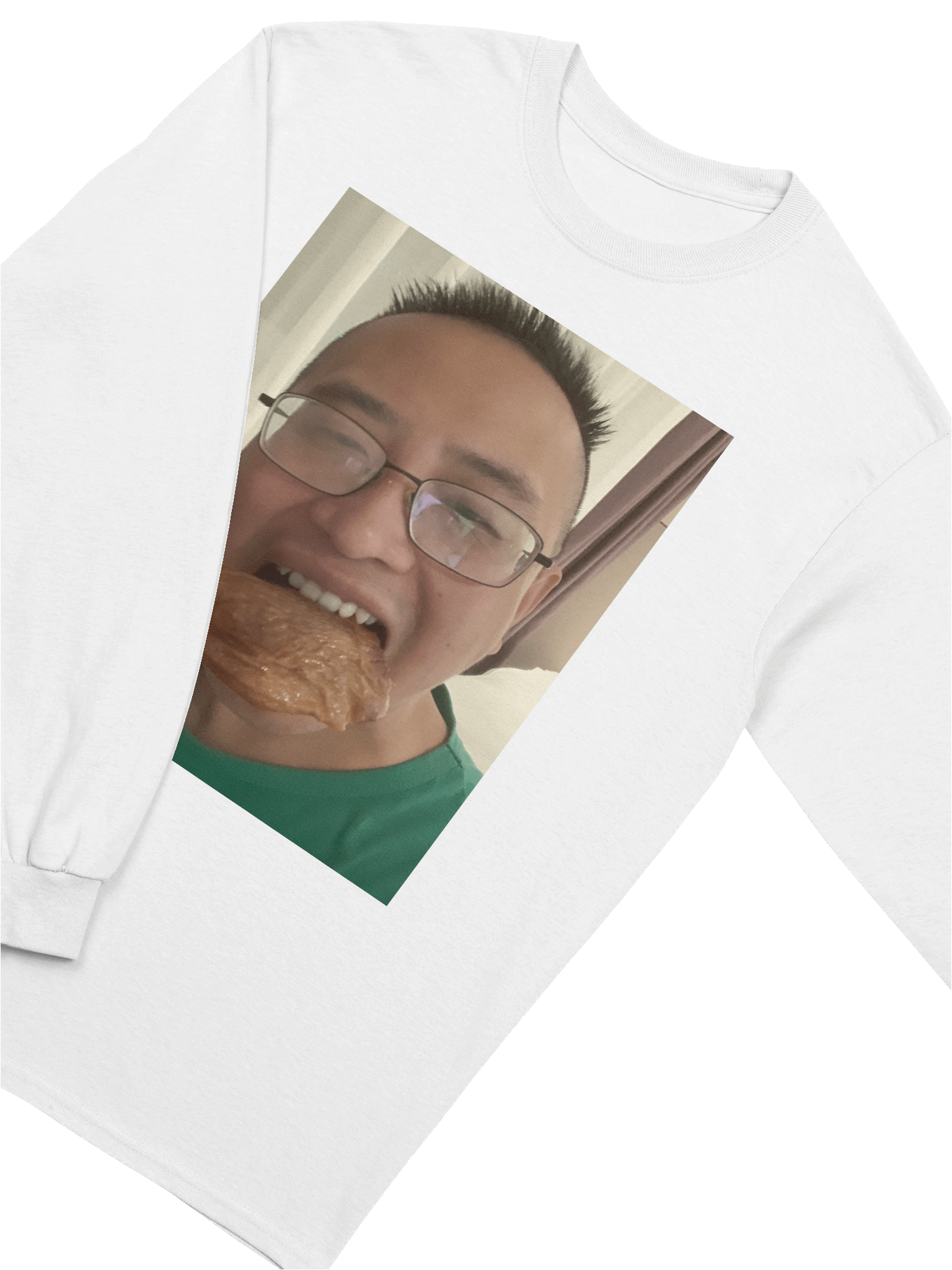 Gildan Ultra Cotton Long Sleeve T-Shirt:eat duck product image (34)