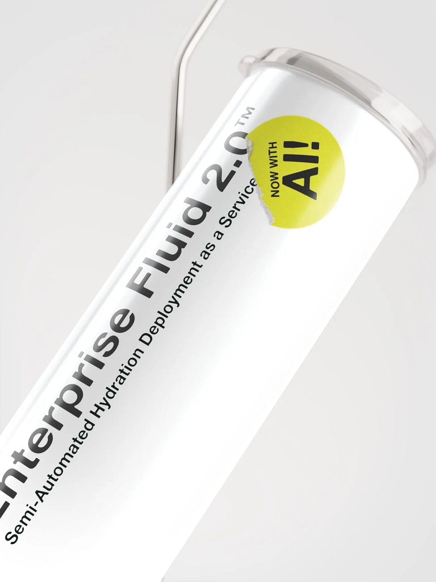 Enterprise Fluid 2.0 - Stainless Steel Tumbler (White) product image (4)