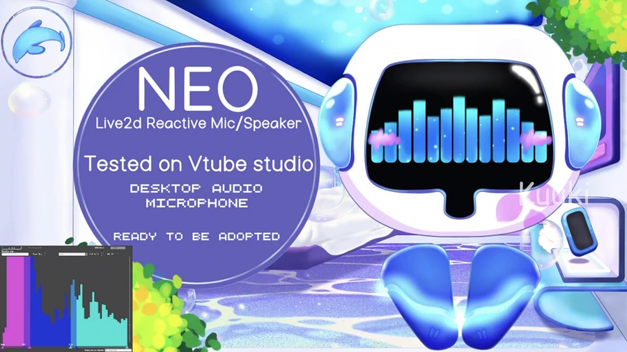 [Live2d Reactive Mic/Speaker] Neo 🍃 product image (5)