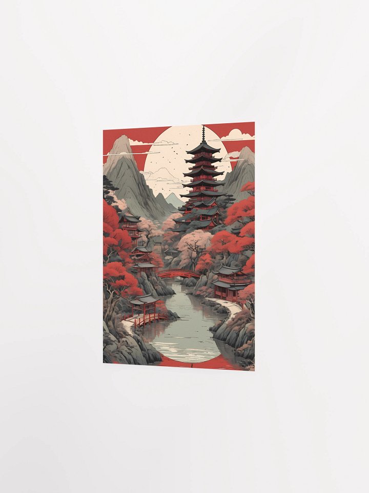 Cherry Blossom Pagoda Poster product image (4)