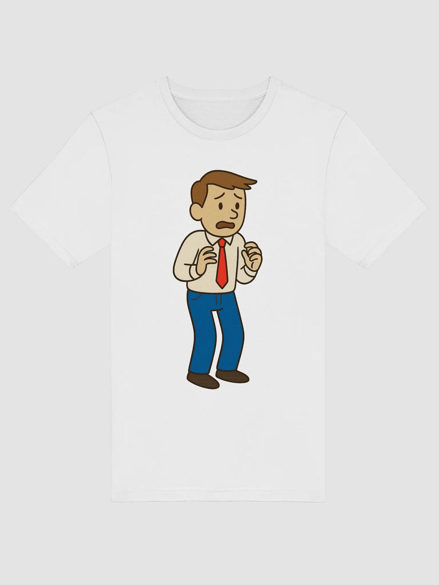 Business Casual Anxiety: "Ted the Terrified Teacher" Unisex T-Shirt product image (2)