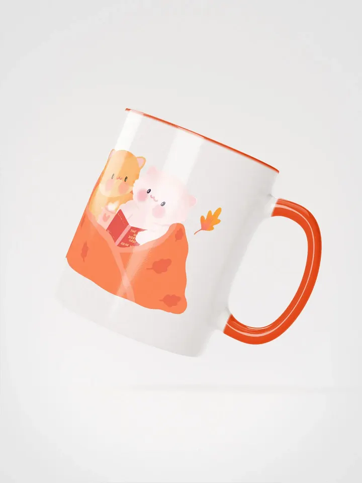 Cozy Orange & White Cats Ceramic Mug product image (2)