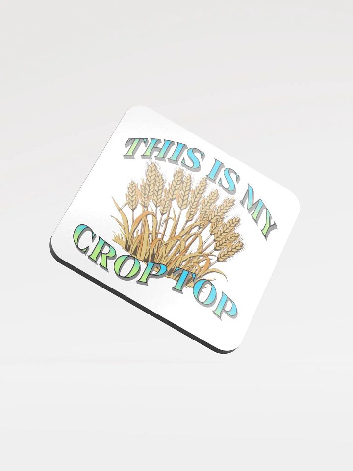 This Is My Crop Top Wheat Harvest Hues Cork Coaster Set product image (1)
