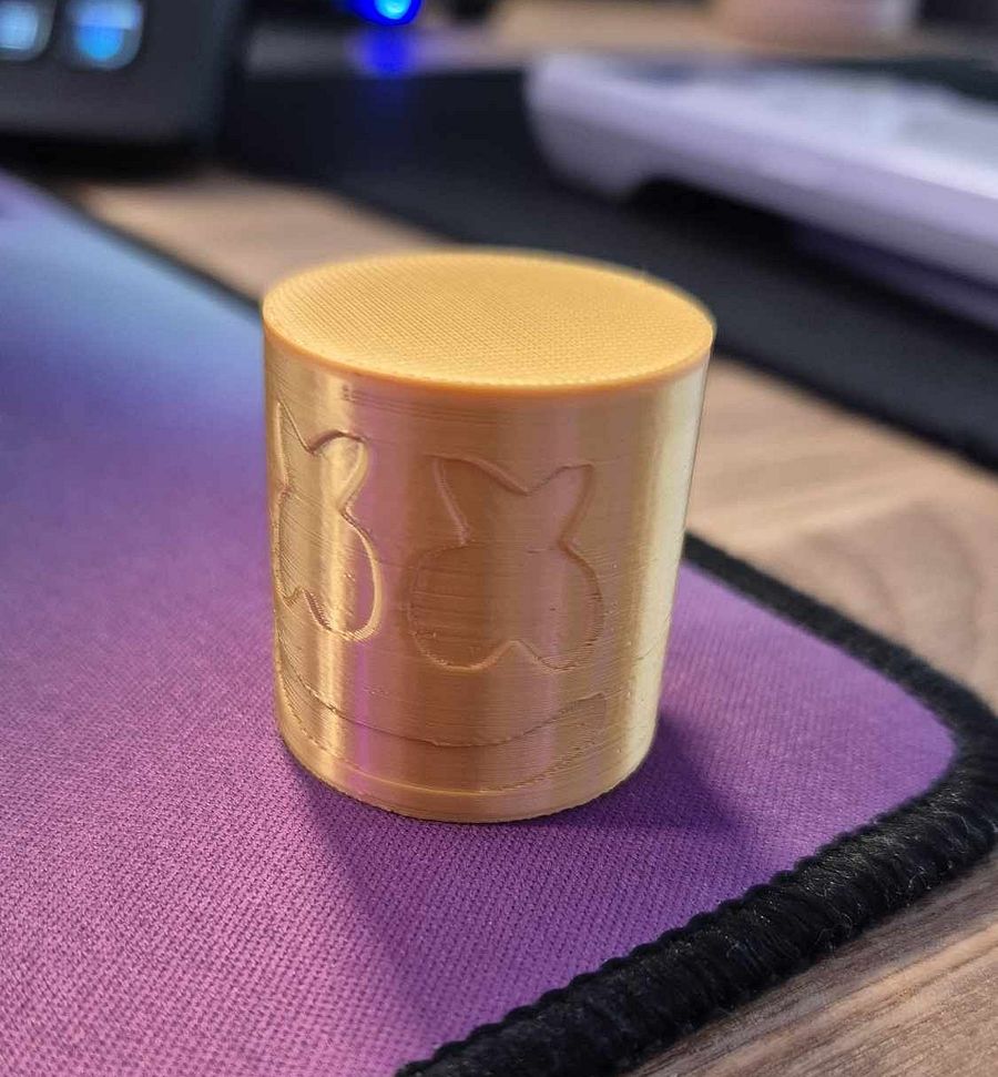 Mini Marshmello Gold Keychain product image (2)