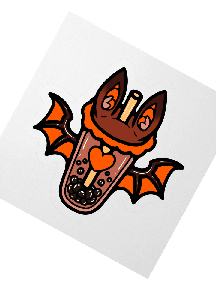 MatchaEXE Orange Bobat Sticker product image (6)