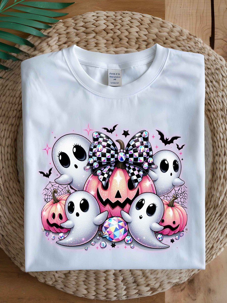Whimsical Halloween Ghosts T-Shirt product image (14)