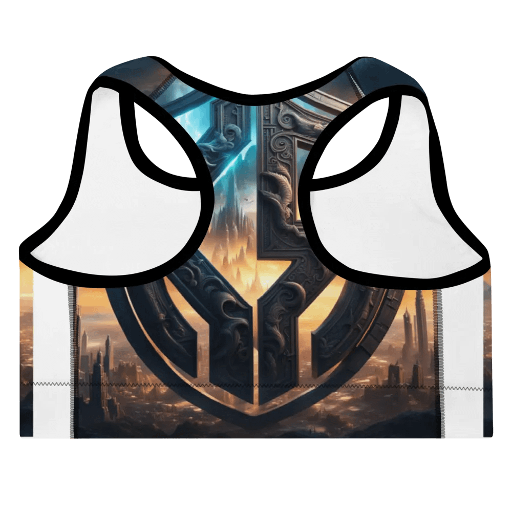 Mystic Cityscape Emblem Padded Sports Bra product image (11)