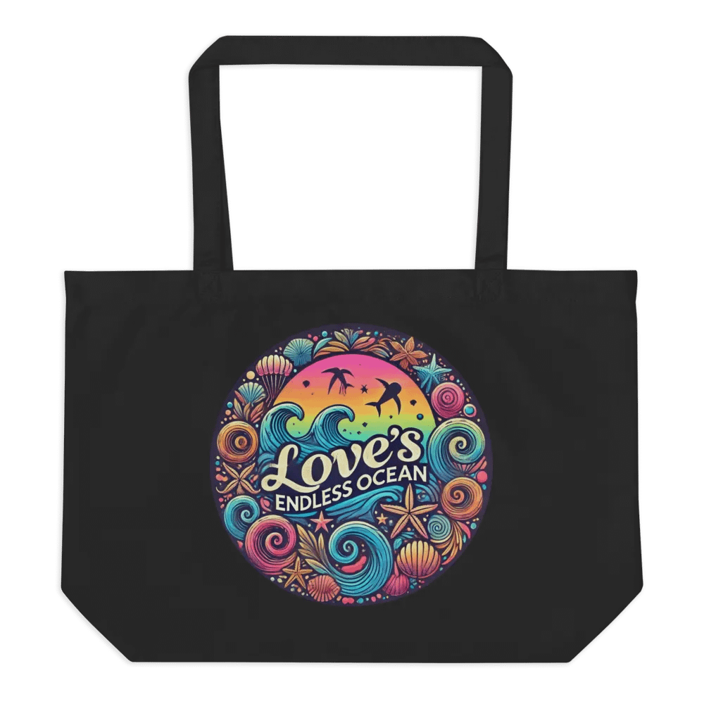 Endless Ocean Love Organic Tote product image (2)