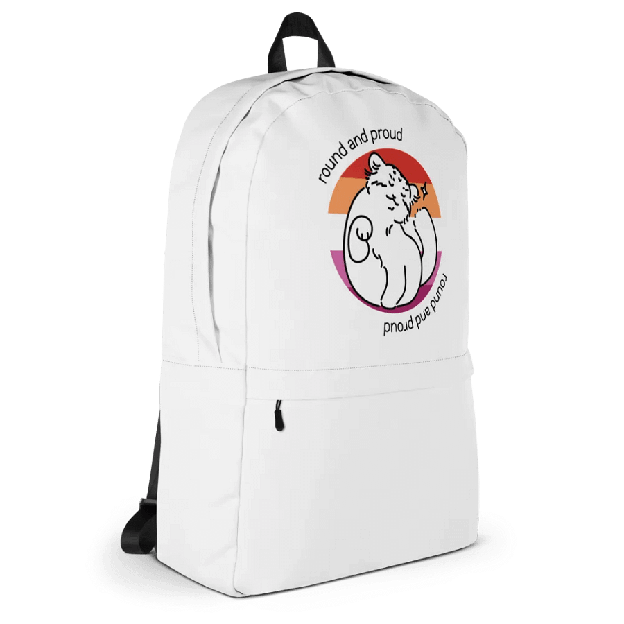 Round and Proud Manul Lesbian Version - Backpack product image (4)