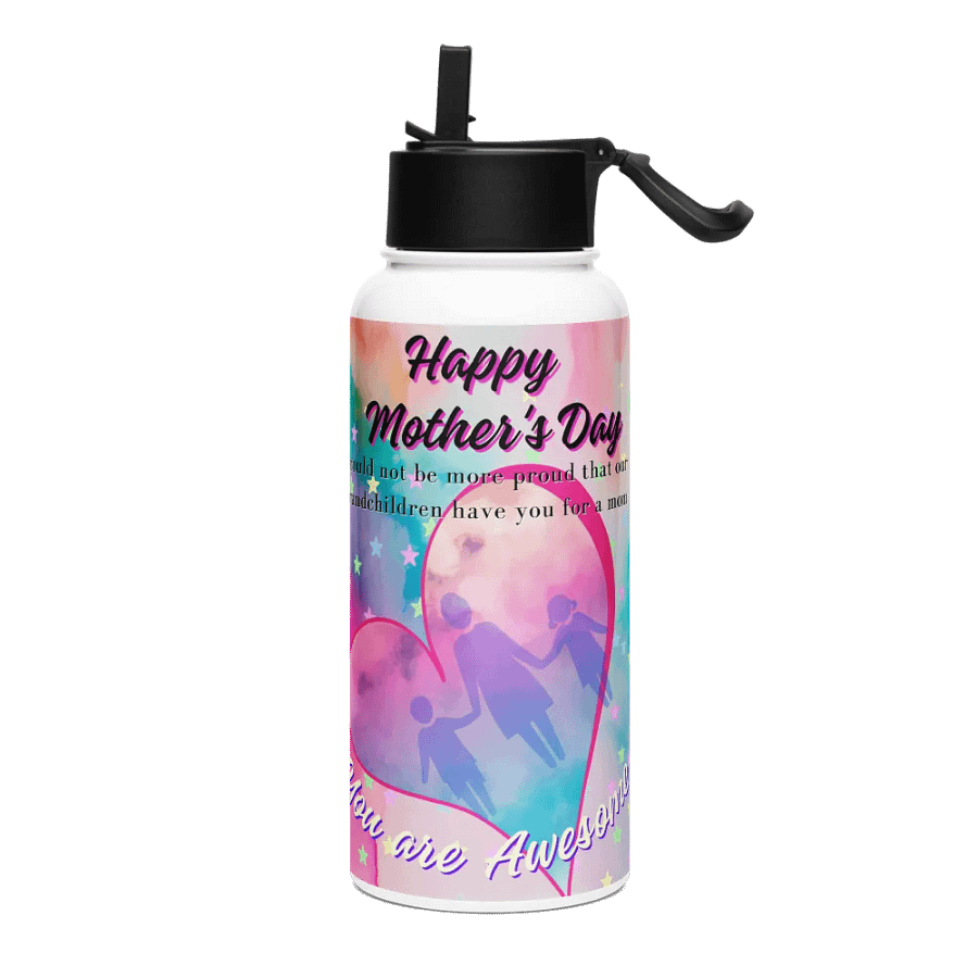 Awesome mother stainless steel Waterbottle gift for Mother's Day for daughters product image (3)