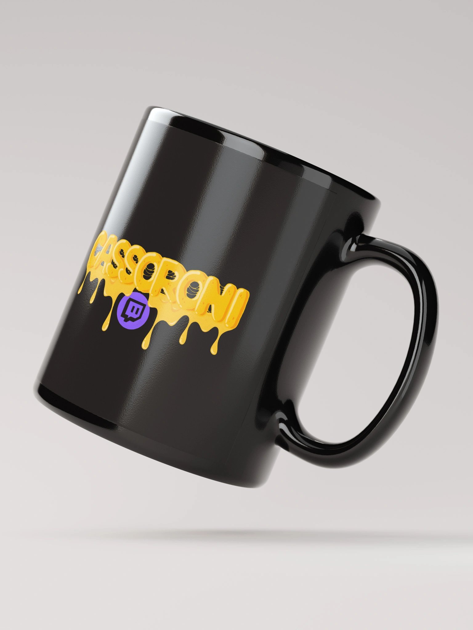 Cassoroni Black Glossy Mug product image (3)