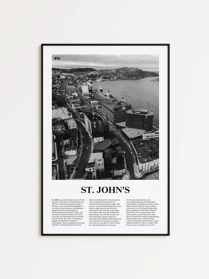 St. John's 01 Newspaper Poster product image (1)