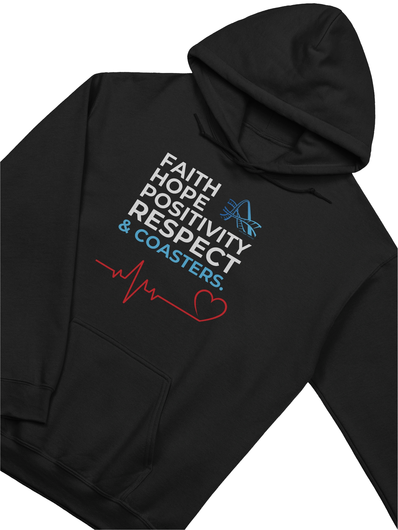 Faith, Hope, Positivity, Respect & Coasters Hoodie product image (25)