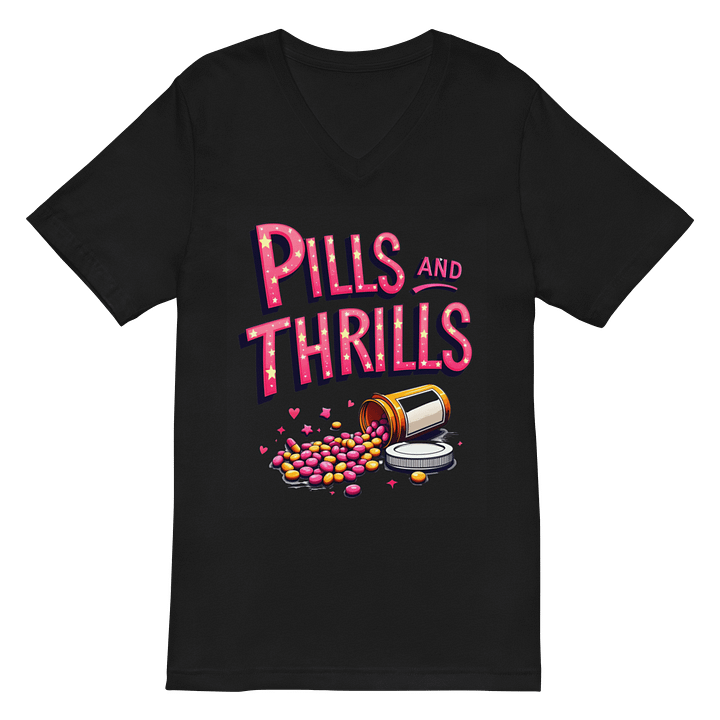 Starry Pills and Thrills V-Neck Tee product image (3)
