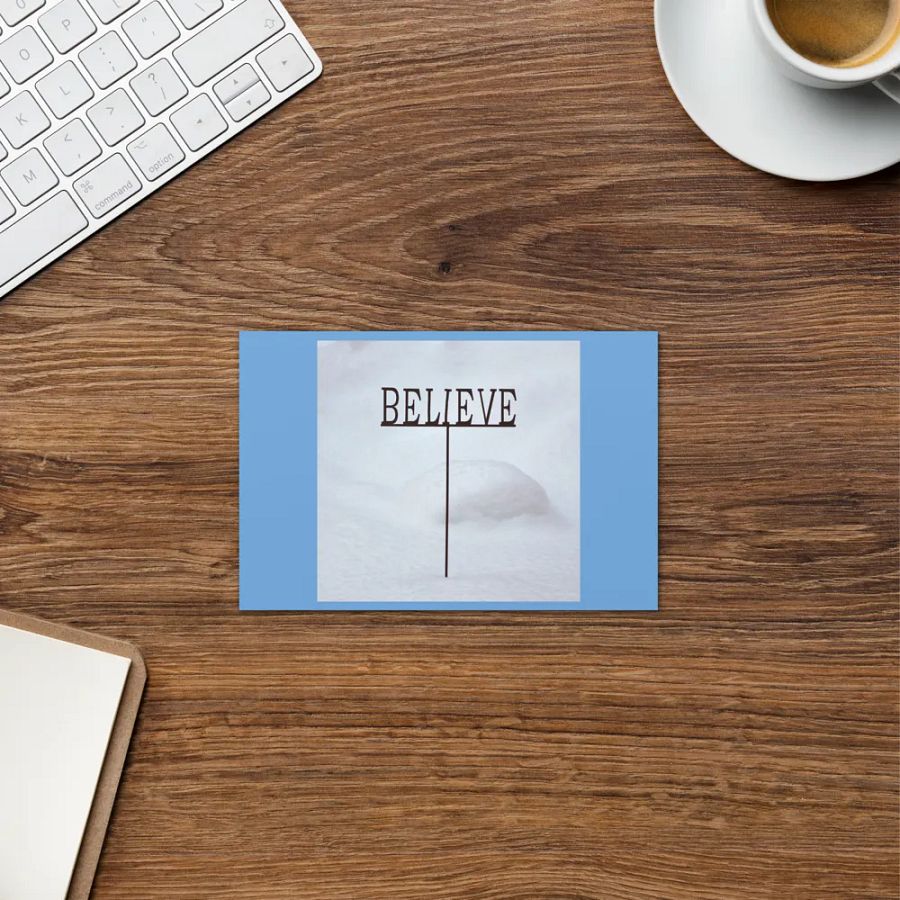 Believe card product image (5)