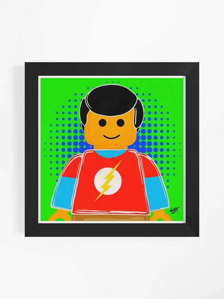 LEGO PEOPLE - Sheldon (Framed Matte Print) product image (1)