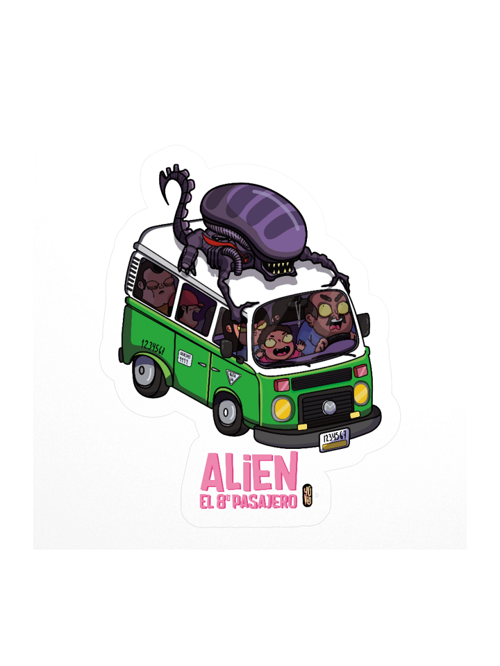 Alien el Octavo Pasajero - Sticker (Kiss Cut) product image (2)