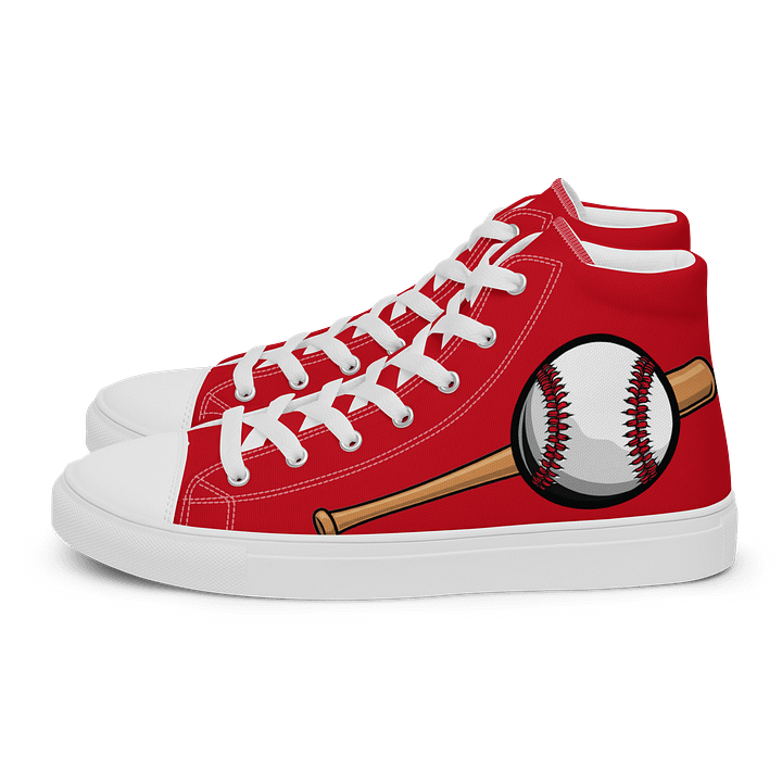 Retro Swing Baseball Canvas Sneakers product image (1)
