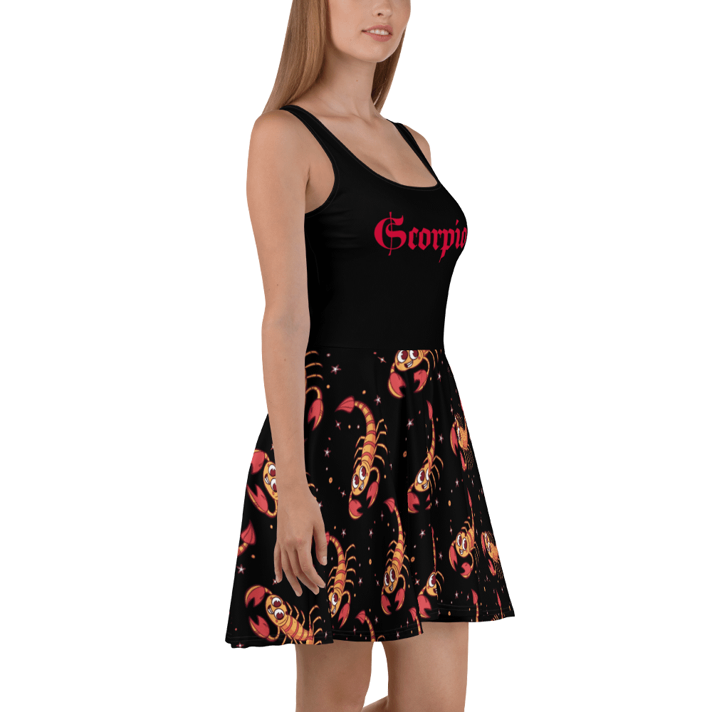 Swirling Scorpio Skater Dress product image (3)