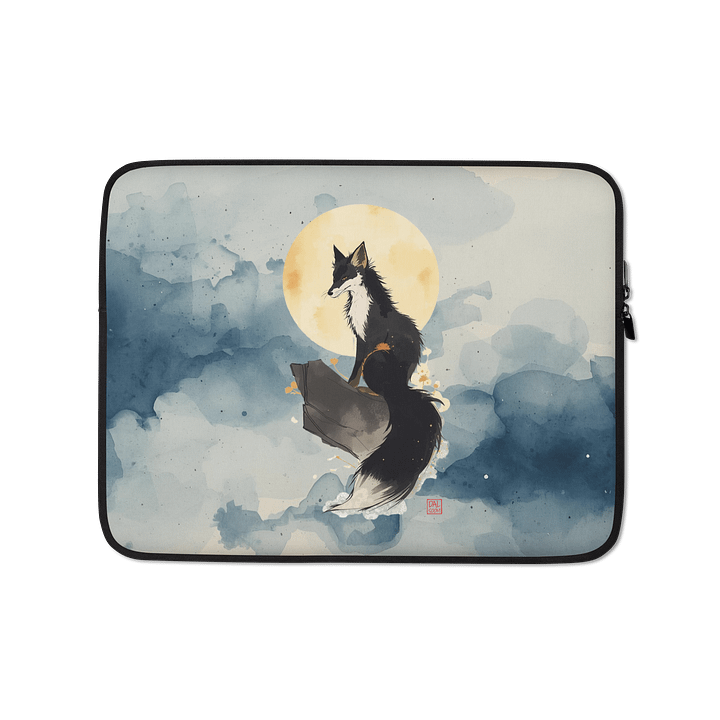 Moonlit Fox Laptop Sleeve product image (1)
