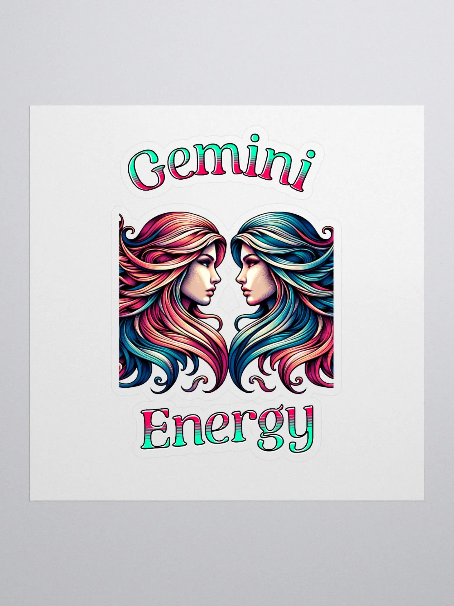 Zodiac Sign Gemini Energy Sticker product image (1)