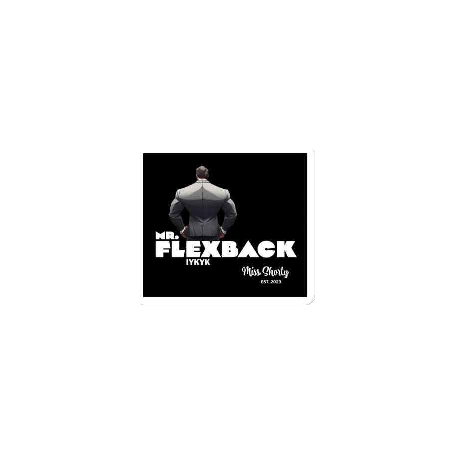 Mr. Flexback --IYKYK -- black magnet product image (1)