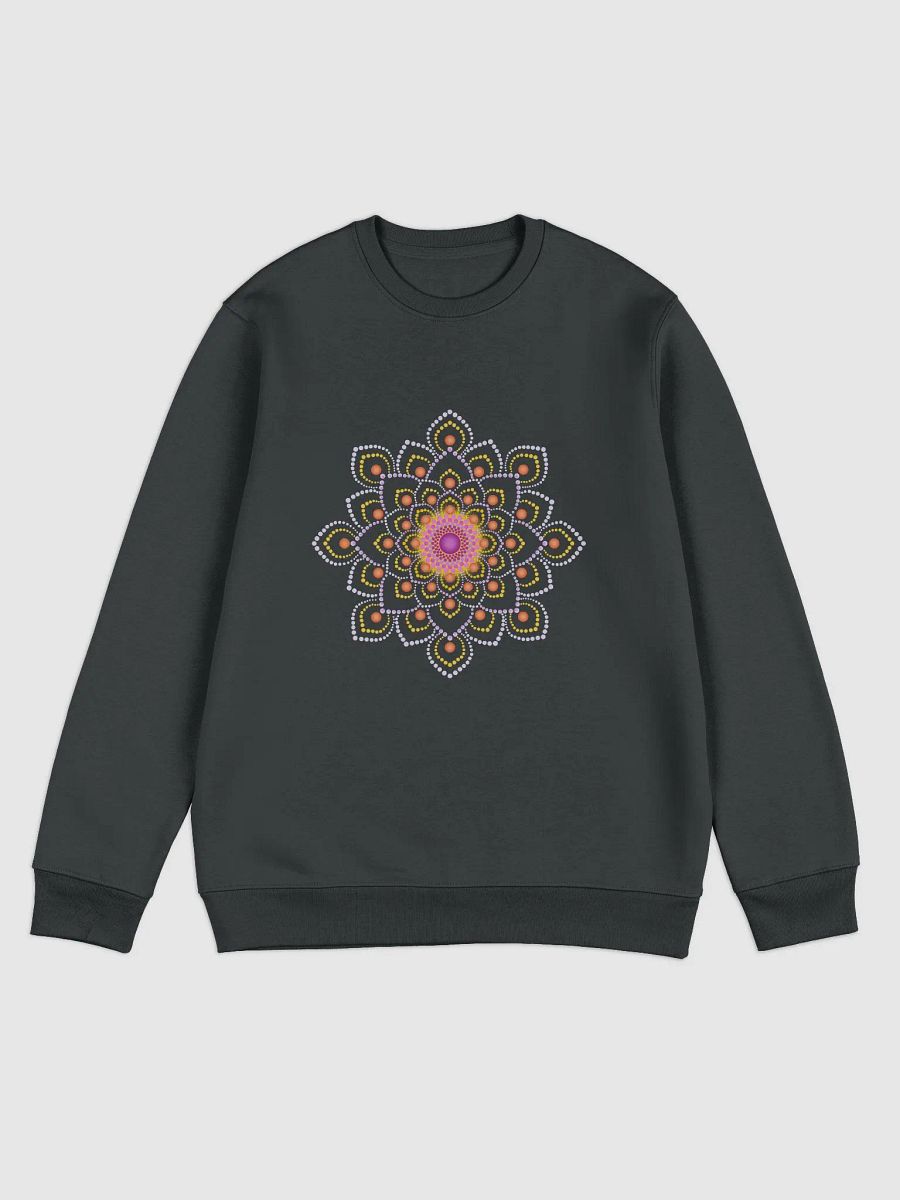 Simple Colorful Dot Mandala Unisex Eco Sweatshirt product image (1)