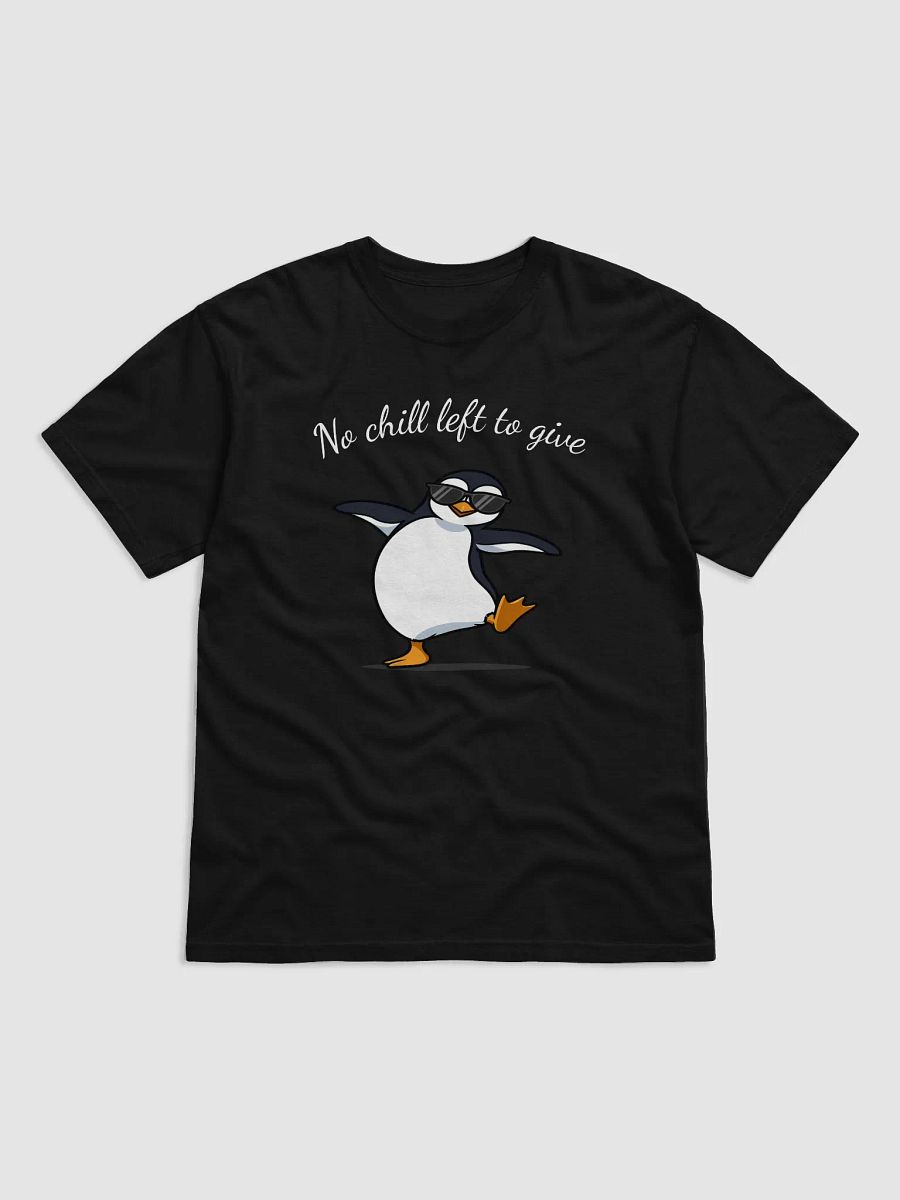 Funny Penguin T-Shirt - No Chill Left To Give Cool Design product image (5)