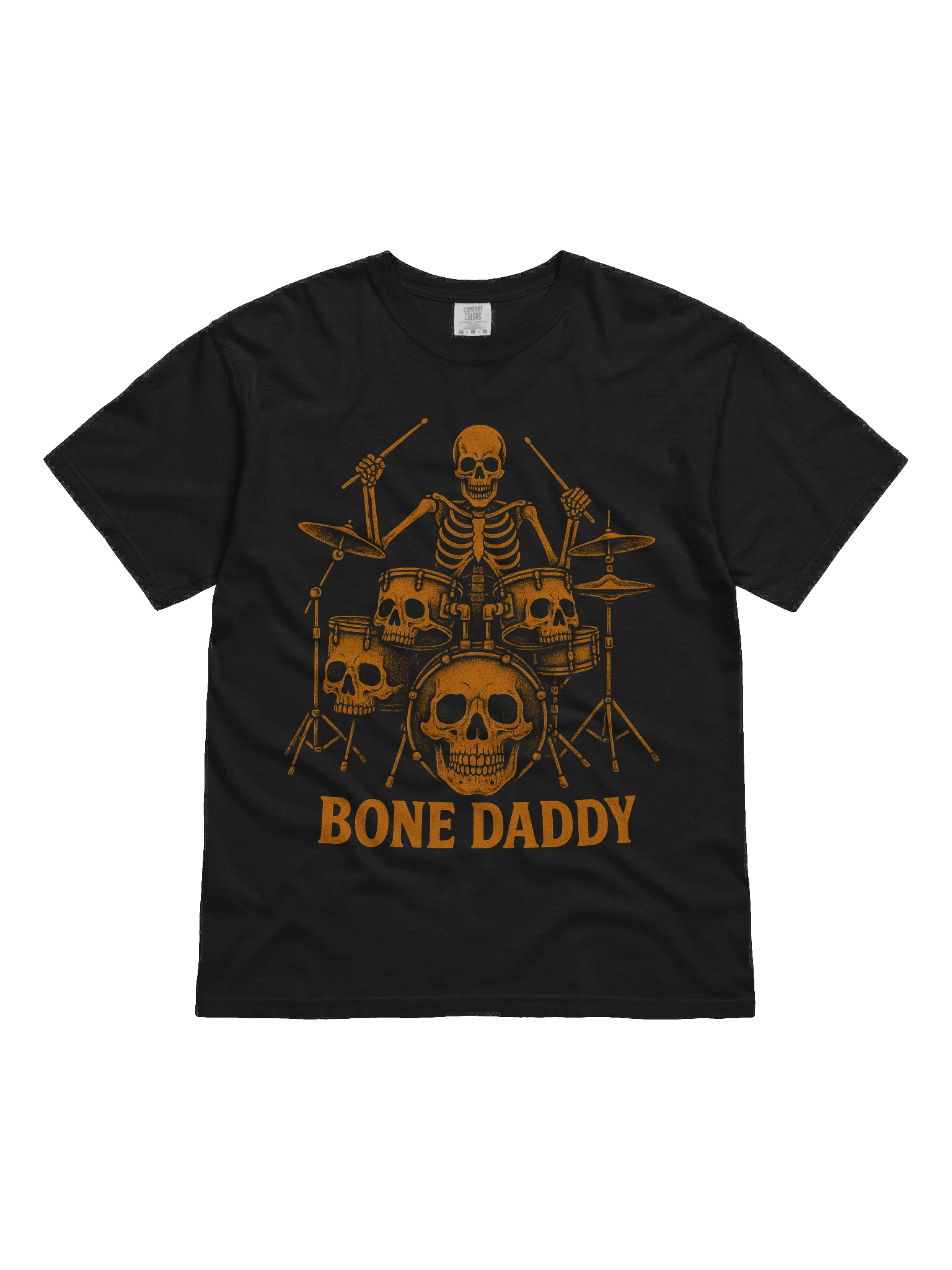 Bone Daddy - Skeleton playing skull drum kit product image (1)
