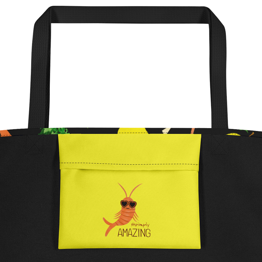 Lively Lemon Shrimp All-Over Tote product image (2)