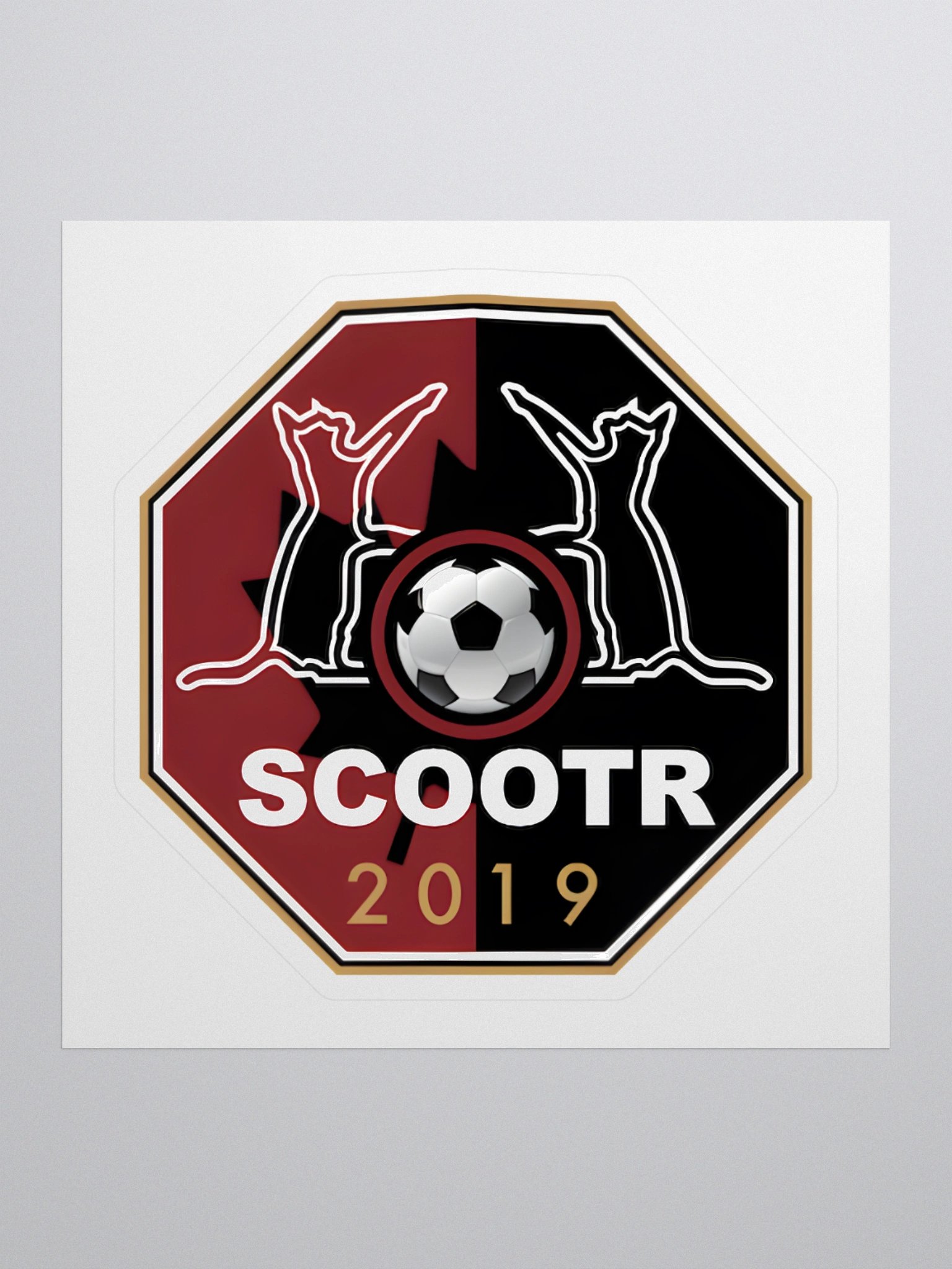 Two Cats Retro Sticker product image (1)