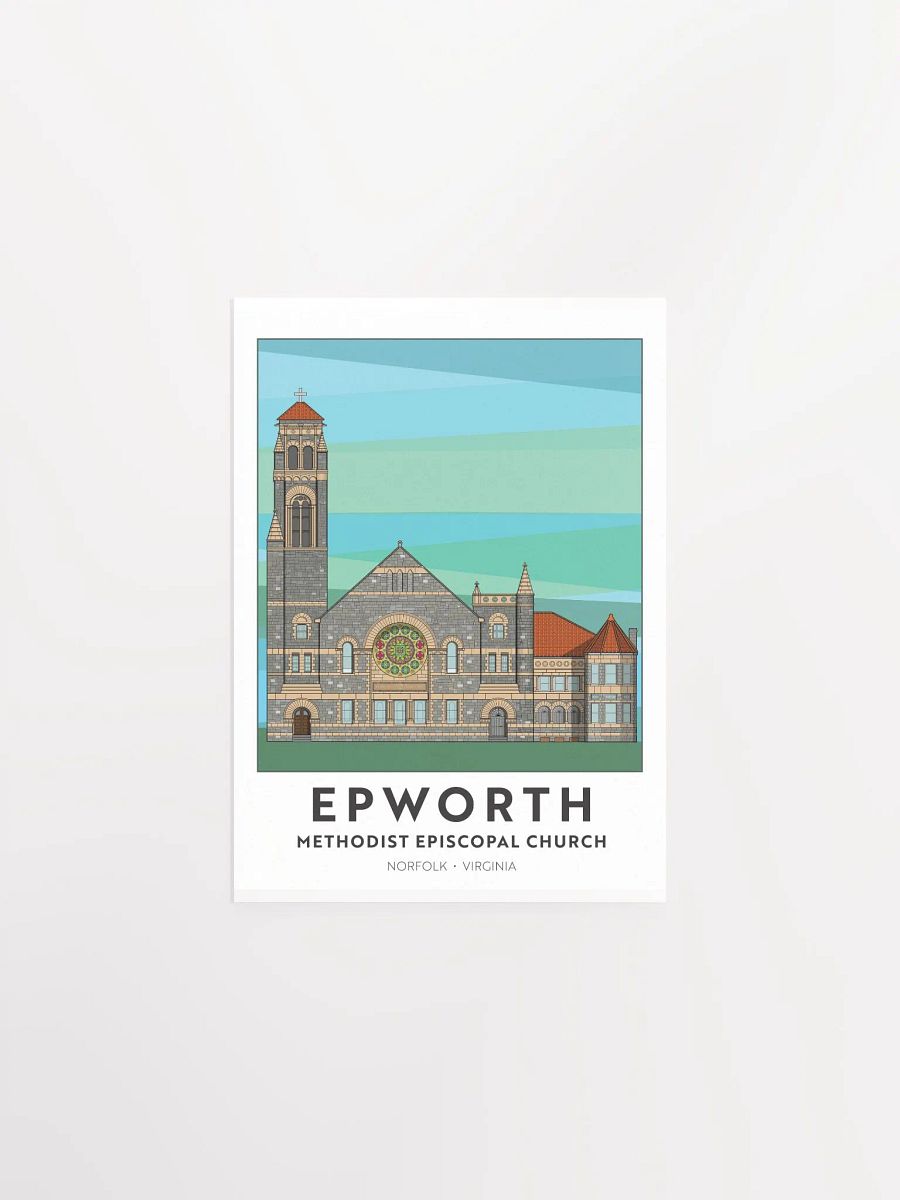 Epworth Church Art Print product image (2)